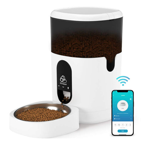 4L Automatic Pet Feeder with Voice Recorder
